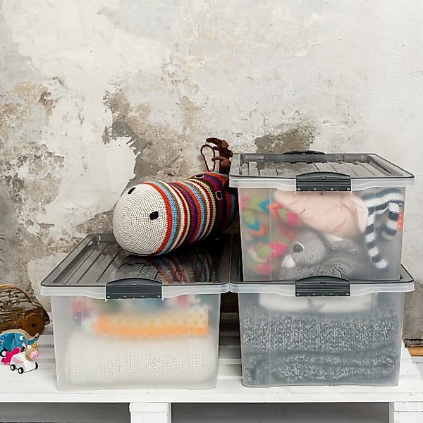 ROTHO Aufbewahrungsbox Compact 3er-Set Aufbewahrungsbox 38l günstig online kaufen