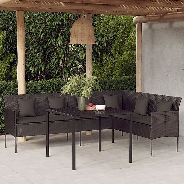 vidaXL Loungesofa Gartensofa in L-Form mit günstig online kaufen