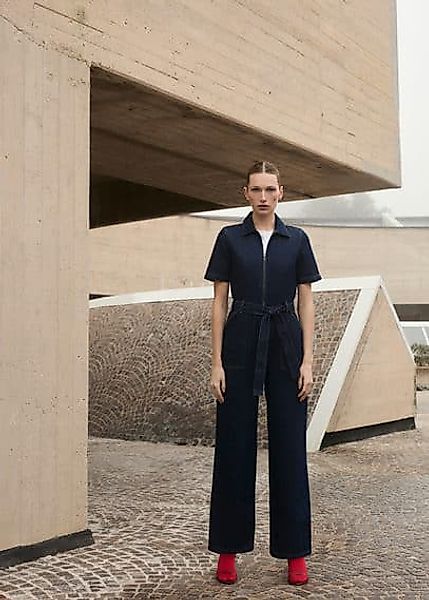 Kurzärmliger Jeans-Jumpsuit günstig online kaufen