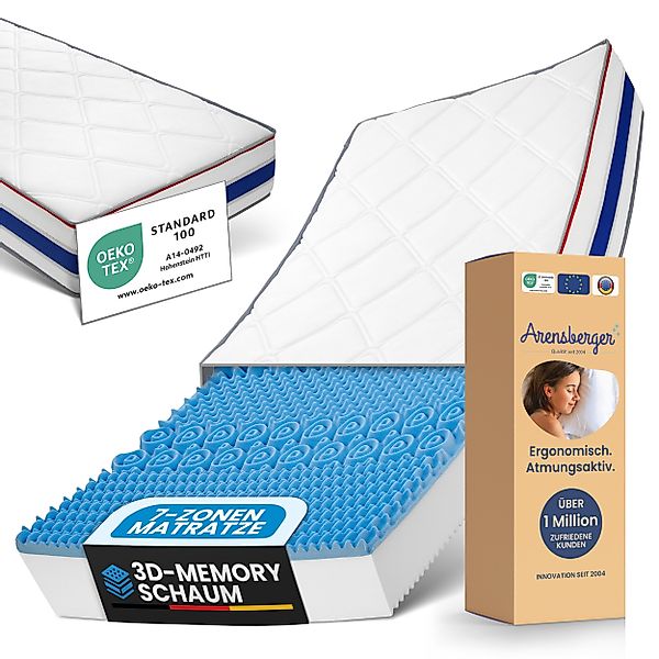 Kaltschaummatratze Arensberger Kaltschaum Gel Matratze RELAXX, günstig online kaufen