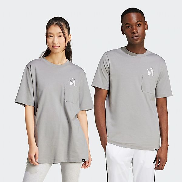 adidas Sportswear T-Shirt "LOUNGE SLIDES GRAPHIC POCKET" günstig online kaufen