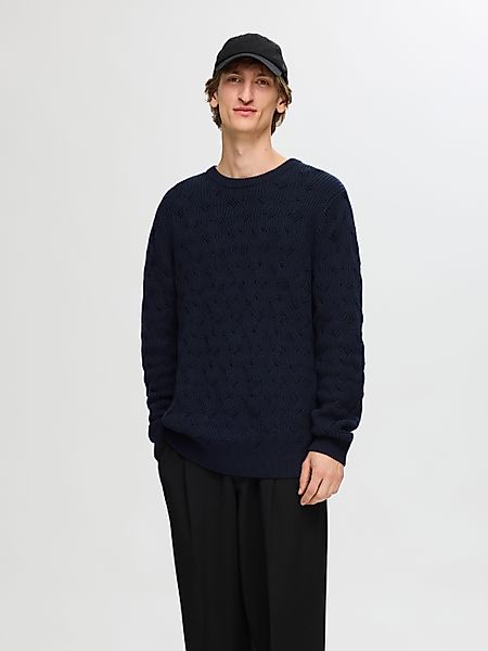 Selected Strickpullover SLHCALLIS LS KNIT CABLE günstig online kaufen