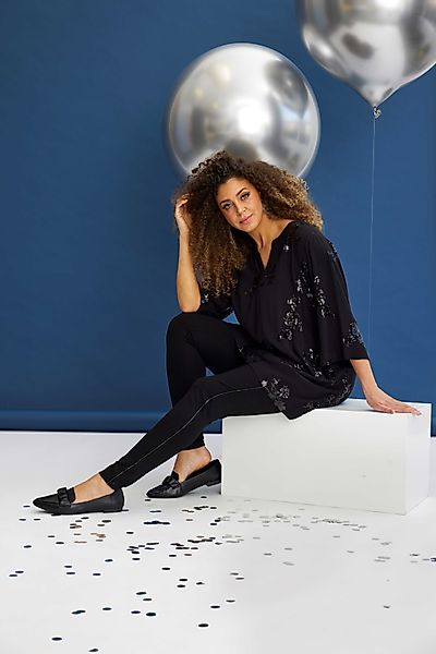 Zhenzi Leggings Leggings Dema schwarz elastischer günstig online kaufen