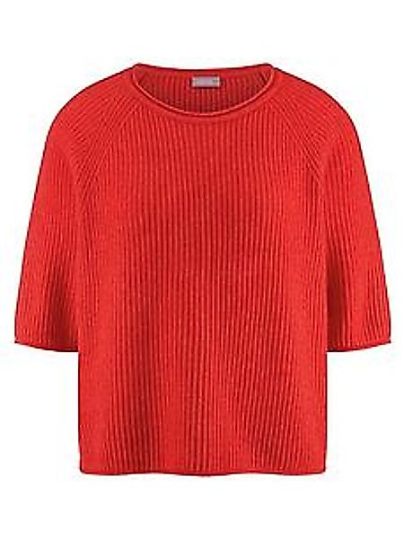 Rundhals-Pullover Raglan-­Halbarm include rot günstig online kaufen