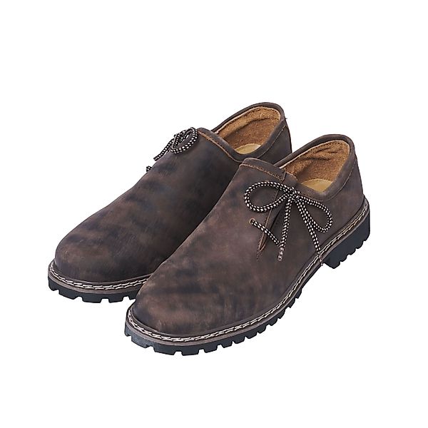 Trachtenkult dunkelbraune Lederschuhe für Jungs Haferlschuh günstig online kaufen