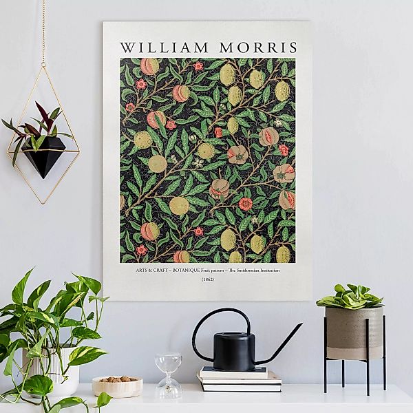 Leinwandbild William Morris - Fruit Pattern günstig online kaufen