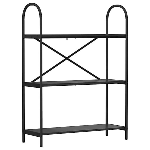 vidaXL Bücherregal Schwarz Eichen-Optik 80 x 30 x 109 cm Holzwerkstoff 8798 günstig online kaufen