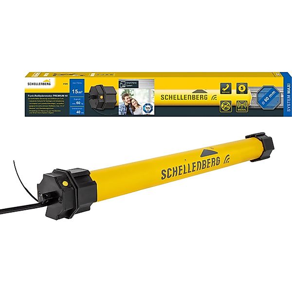SCHELLENBERG Rollladenmotor »Premium, Rohrmotor mit Funk Endlageneinstellun günstig online kaufen