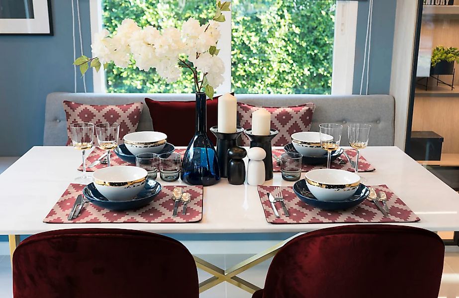 Adam Platzset "Maroccan Shiraz" GOTS organic,zertifiziert durch CERES 0242, günstig online kaufen