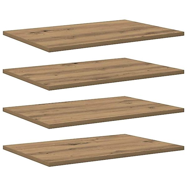 vidaXL Bücherregal Regalbrett 4 pcs Braun günstig online kaufen