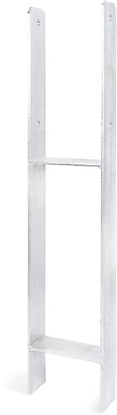 Alberts H-Pfostenanker Materialstärke 6 mm, lichte Breite 141 mm, Höhe 800 günstig online kaufen