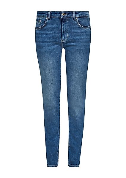 s.Oliver 5-Pocket-Jeans Jeans Betsy / Slim Fit / Mid Rise / Slim Leg Leder- günstig online kaufen