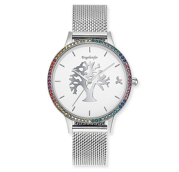 Engelsrufer Quarzuhr Engelsrufer Uhr Lebensbaum ERWA-TREE02-MS-MSZM Silber günstig online kaufen
