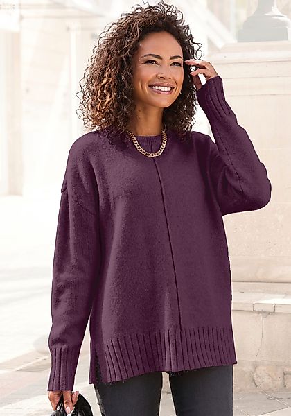 LASCANA Rundhalspullover aus supersofter Strickqualität, Basic günstig online kaufen