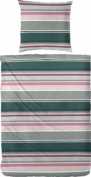 Primera Bettwäsche "Late Summer Stripe" 2 Stk. mit modernen Streifen in fri günstig online kaufen