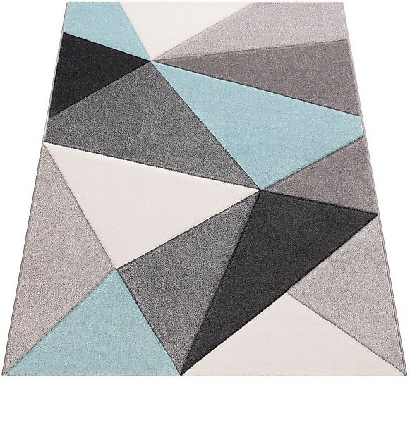 Paco Home Teppich Lara 237, rechteckig, Höhe: 16 mm, Kurzflor, modernes geo günstig online kaufen