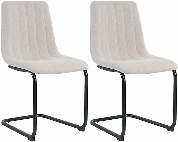 INOSIGN Freischwinger, (Set), 2 St., Strukturstoff, mit Freischwingergestel günstig online kaufen