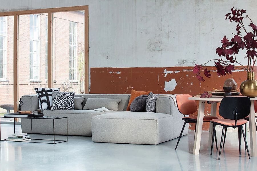 WOOOD Ecksofa »Bean«, mit Ottomane, inklusive Kissen, Breite 305 cm günstig online kaufen