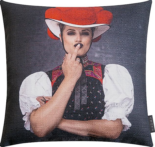 Magma Heimtex Kissenbezug Kissenhülle Artwood Mädel günstig online kaufen
