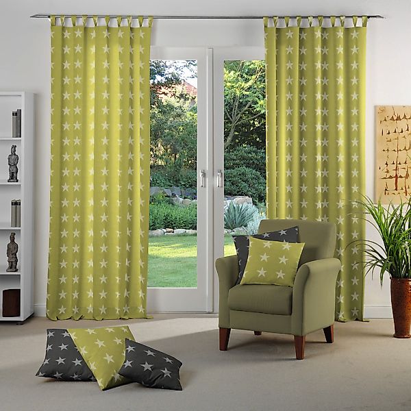 Wirth Vorhang "FELINO" Schlaufen 1 Stk. tlg. günstig online kaufen