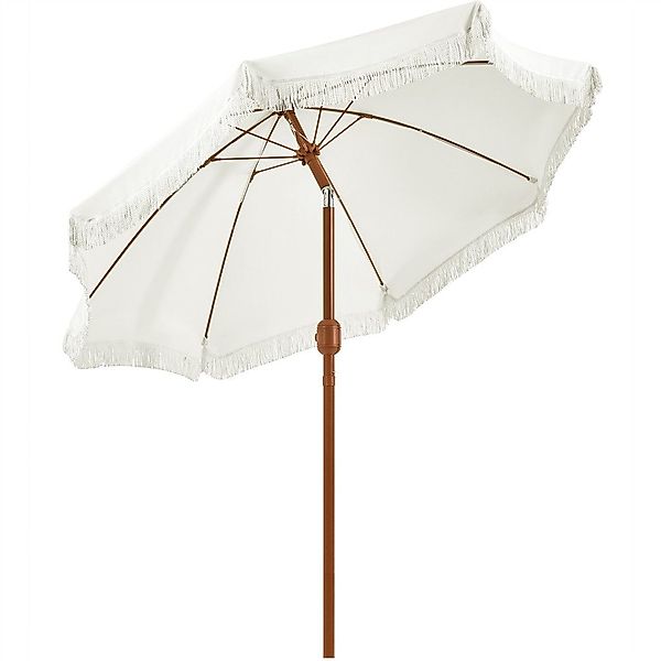 Yaheetech Sonnenschirm ∅215/242cm, Kurbelschirm Gartenschirm Terrassenschir günstig online kaufen