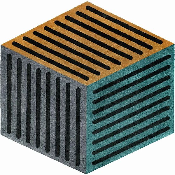 Kleen-Tex Fußmatte Puzzle Cube peacock günstig online kaufen