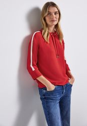 STREET ONE Kapuzensweatshirt Ottoman Shirt mit günstig online kaufen