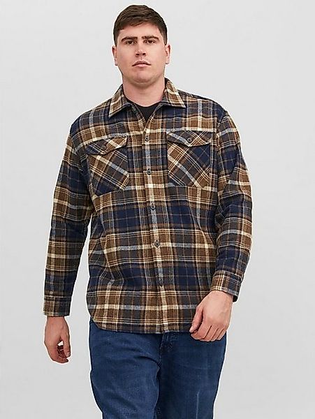 Jack & Jones Langarmhemd Kariertes Holzfäller JJEEDDIE JJEEDDIE OVERSHIRT L günstig online kaufen