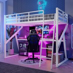 BlingBin Hochbett (Packung, 1-St., mit Schreibtisch, günstig online kaufen