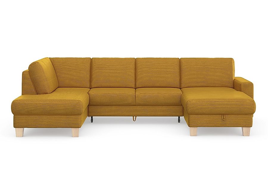 Home affaire Wohnlandschaft "Summer U-Form" mit oder ohne Bettfunktion und günstig online kaufen