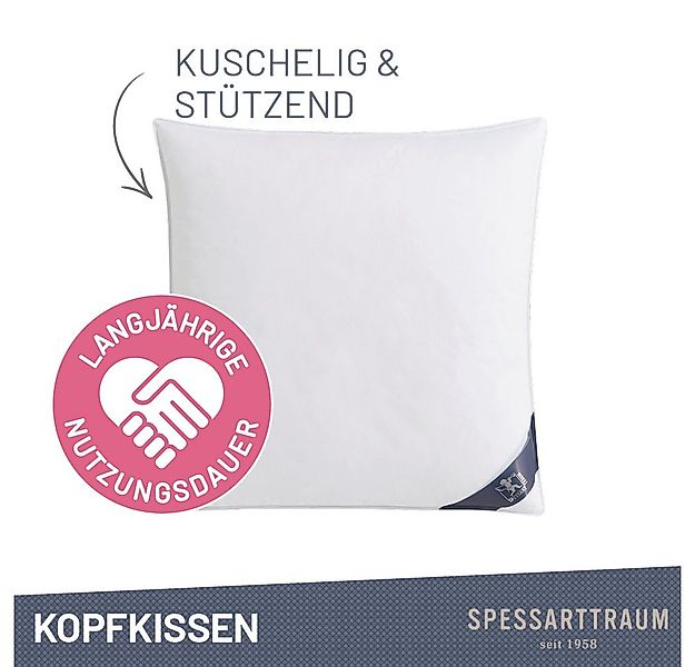 SPESSARTTRAUM Daunenkissen FIRST CLASS, Kopfkissen 1-tlg. oder 2-tlg. 40x80 günstig online kaufen