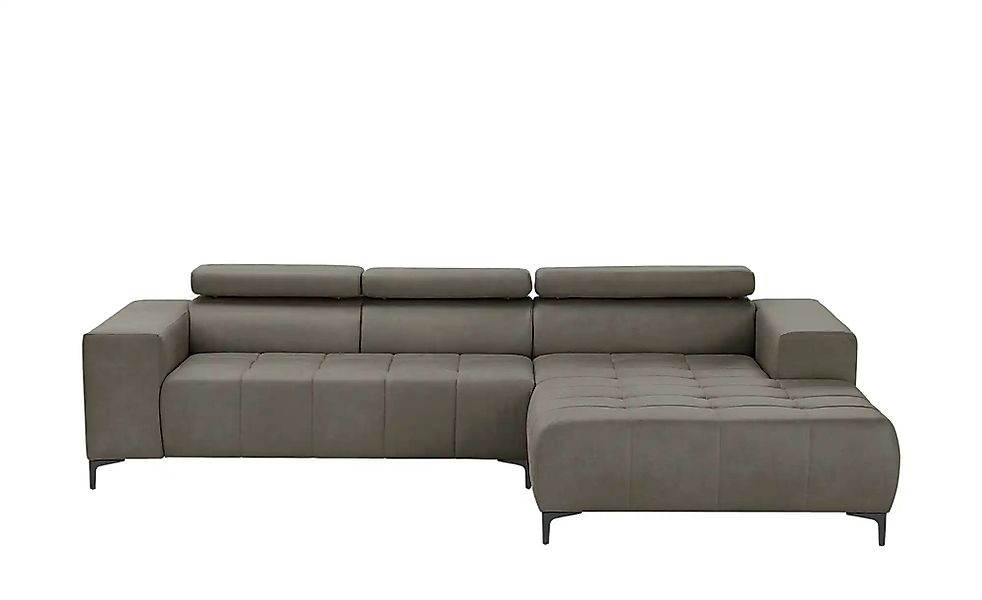 switch Ecksofa aus Mikrofaser Caro ¦ grau ¦ Maße (cm): B: 289 H: 93 T: 175. günstig online kaufen