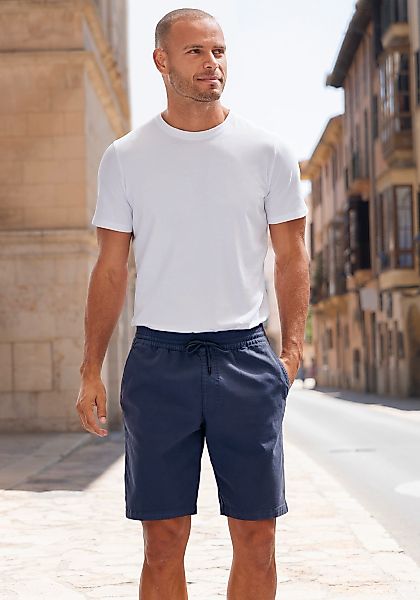 John Devin Shorts "Bermuda" kurze Hose aus elastischer Baumwoll-Qualität günstig online kaufen