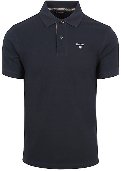 Barbour Tartan Pique Poloshirt Navy - Größe XL günstig online kaufen