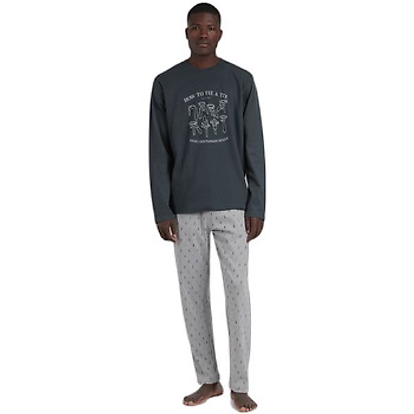 Admas  Pyjamas/ Nachthemden Pyjama manches longues  How To Tie a Tie günstig online kaufen