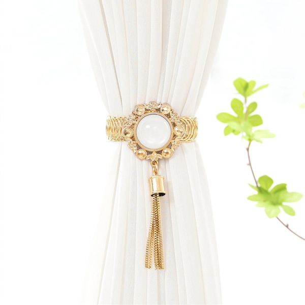 BYSURE Raffhalter, (2-tlg), Metal-Gardinenhalter, Vorhang Clip, günstig online kaufen