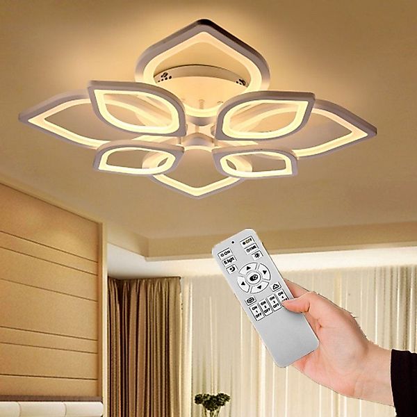 LETGOSPT Deckenleuchte Moderne LED Deckenleuchte Dimmbar günstig online kaufen
