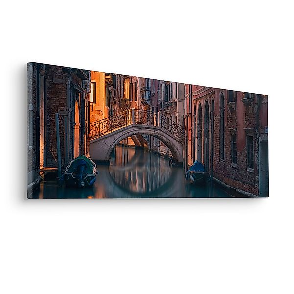 Komar Leinwandbild "Night Cruise - Größe 90 x 30 cm", Baum-Blätter-Natur-Be günstig online kaufen