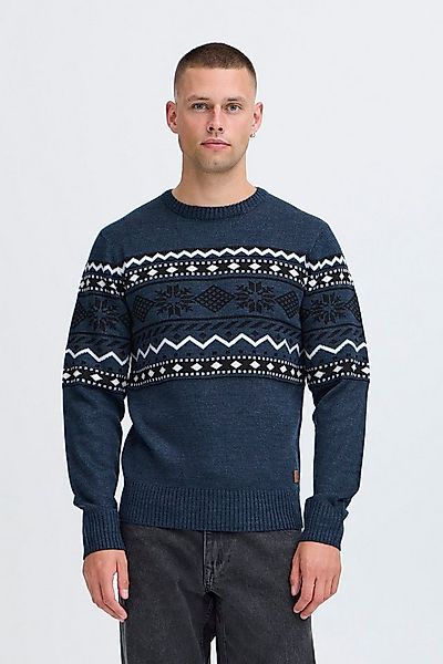 Blend Strickpullover BHNohr Klassischer Norweger Grobstrickpullover günstig online kaufen