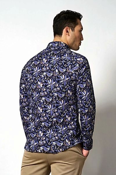 DESOTO Hemd Kent Blumenmuster Blau - Größe XL günstig online kaufen