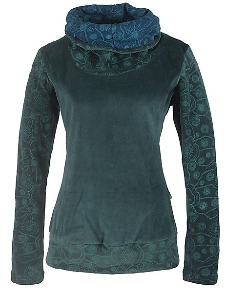 Vishes Sweater Rollkragen Samtpullover Sweater aus günstig online kaufen