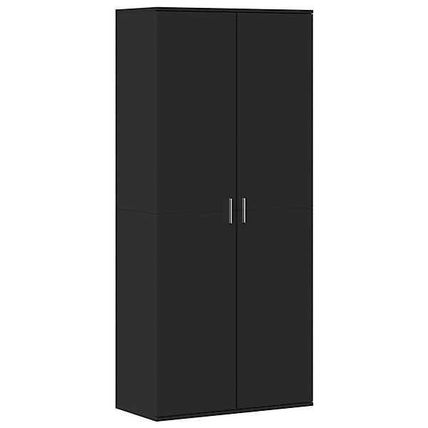 vidaXL Schuhschrank Schwarz 80x39x178 cm Holzwerkstoff 3276673 günstig online kaufen