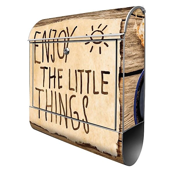 Banjado Design Briefkasten Silber Pulverbeschichtet 39x47x14cm 2 Schlüssel günstig online kaufen