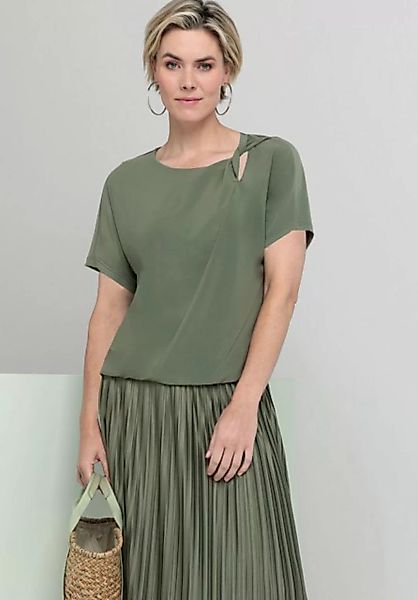 bianca Rundhalsshirt SIA aus weichem Technojersey in Trendfarbe 'palm' günstig online kaufen