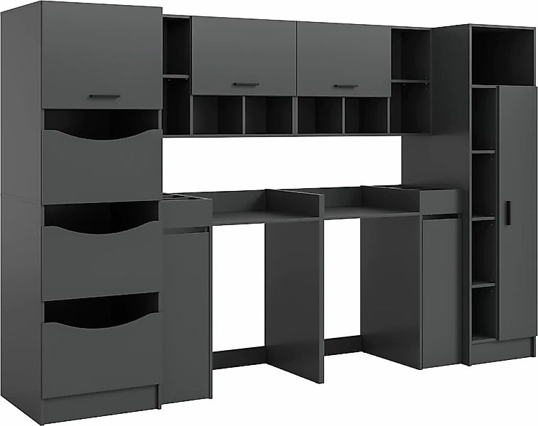 welltime Badmöbel-Set "FALAS, TOPSELLER, 8-teilig, Hauswirtschaftsraum Set, günstig online kaufen