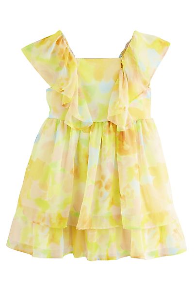 Next Chiffonkleid Bedrucktes Chiffon-Kleid (1-tlg) günstig online kaufen