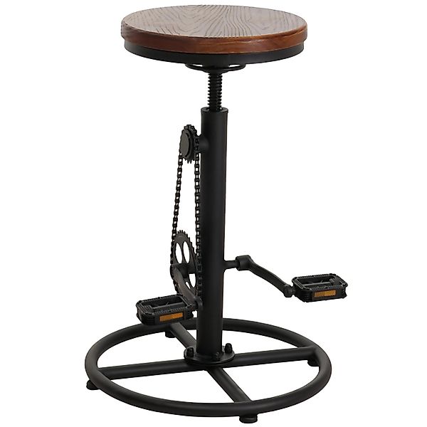 PROREGAL Barhocker Mit Fußablage Sitzhöhe 61-85cm Höhenverstellbar Drehbar günstig online kaufen