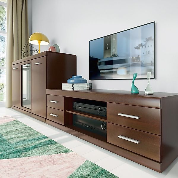 Lomadox Wohnwand IMPERIA-129, (2-St), Lowboard und günstig online kaufen