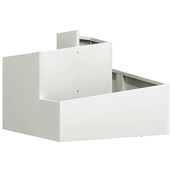 vidaXL Blumentopf Gartenblumentopf Weiß 60 x günstig online kaufen