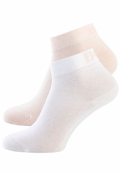 BOSS Freizeitsocken "2P SH Logo CC W", (Packung, 2 Paar, 2er), mit eingestr günstig online kaufen